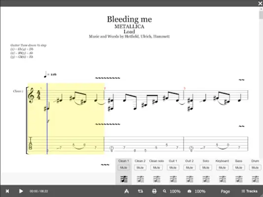 GProTab Guitar tabs & player android App screenshot 5